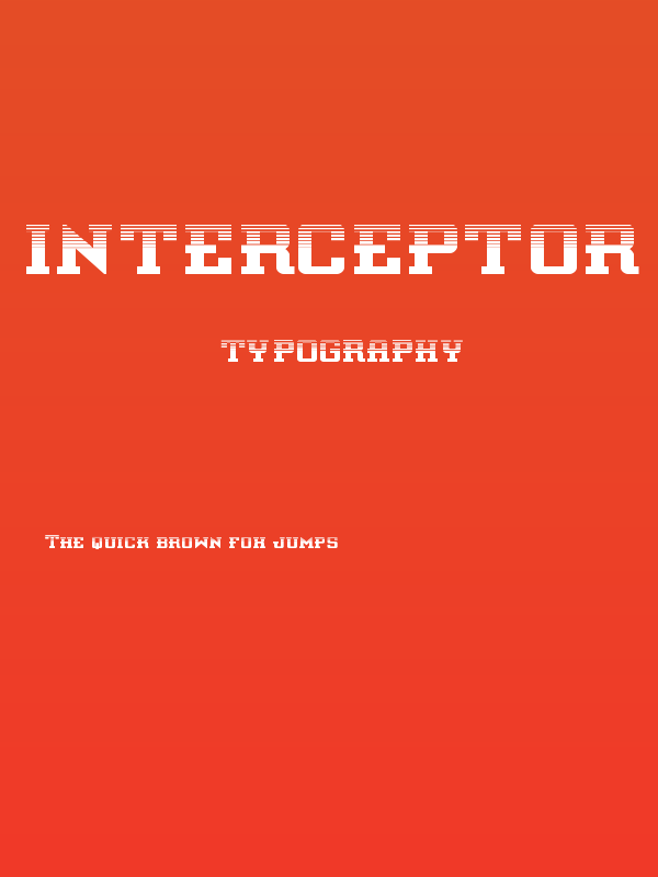 Interceptor Halftone Poster