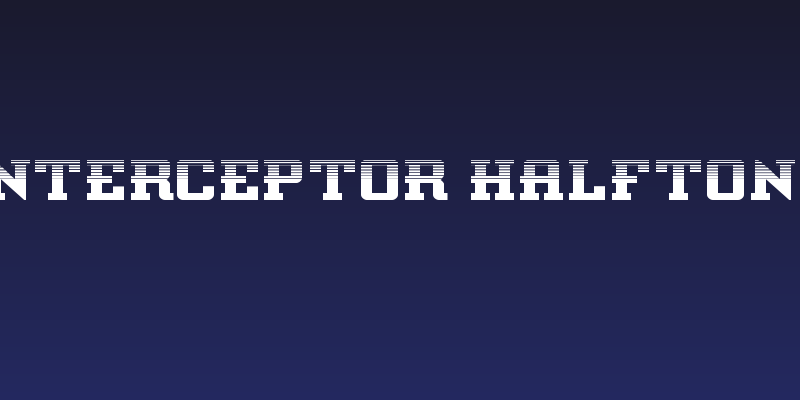Interceptor Halftone Social Header