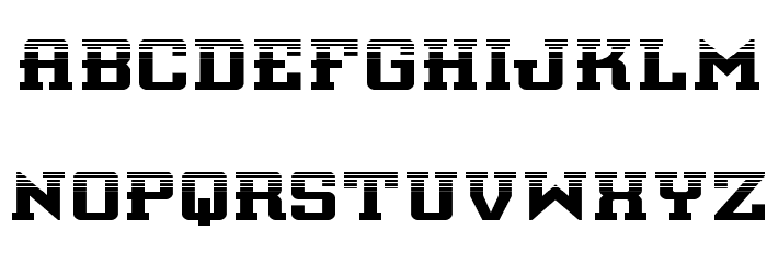 Interceptor Halftone Font LOWERCASE