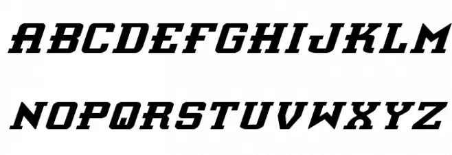 Interceptor Italic Polices MAJUSCULES