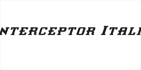Interceptor Italic Logo