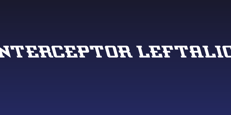 Interceptor Leftalic Social Header