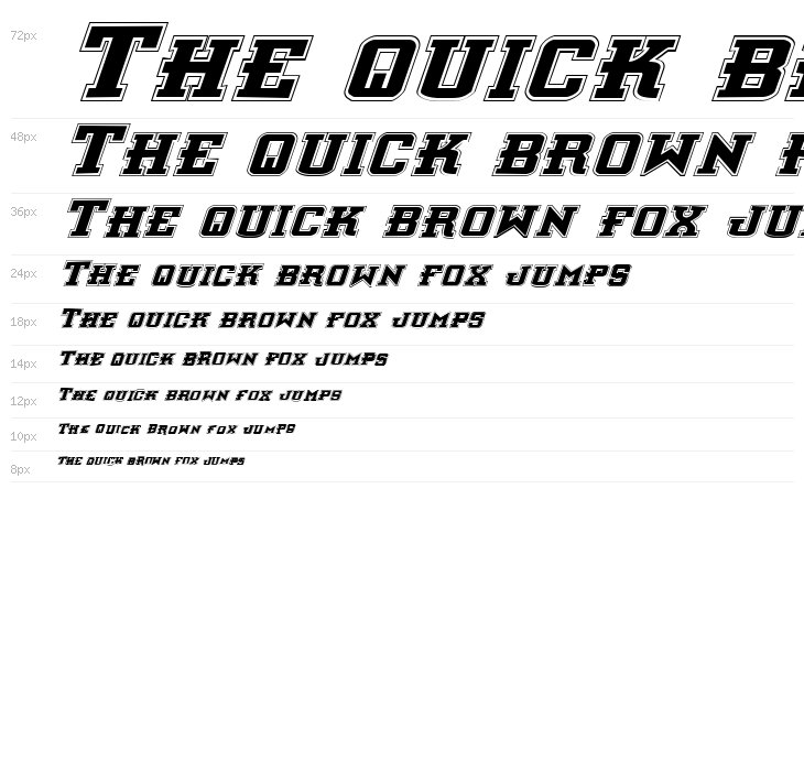 Interceptor Pro Italic Waterfall