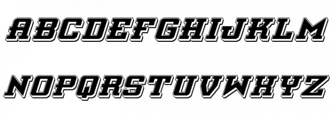Interceptor Punch Italic خط أحرف صغيرة