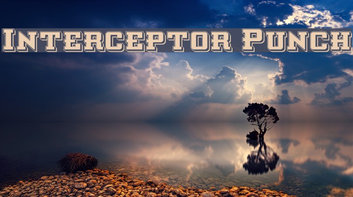 Interceptor Punch Font examples