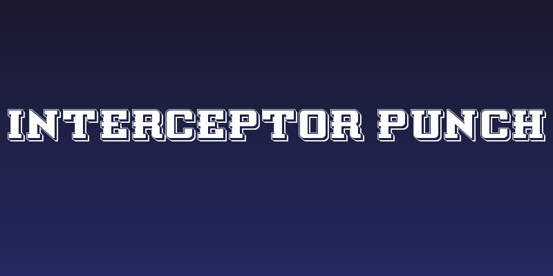 Interceptor Punch Social Header