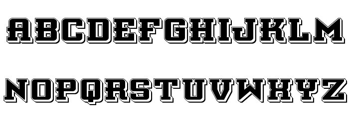 Interceptor Punch Font LOWERCASE