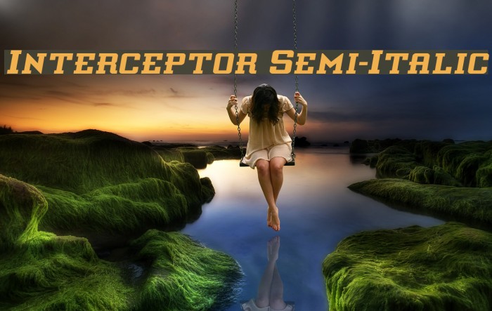 Interceptor Semi-Italic Example 1