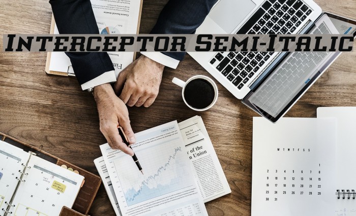 Interceptor Semi-Italic Example 2