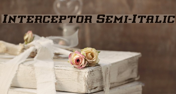 Interceptor Semi-Italic Example 3