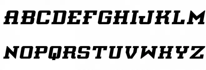 Interceptor Semi-Italic Шрифта строчной