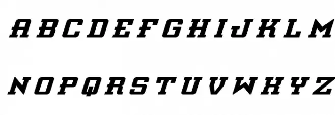 Interceptor Title Italic फ़ॉन्ट अपरकेस