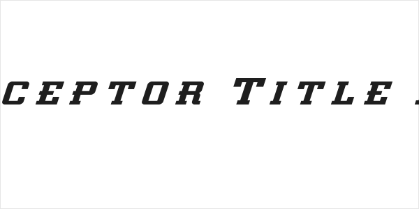 Interceptor Title Italic Logo