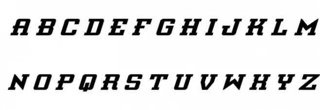 Interceptor Title Italic Шрифта строчной
