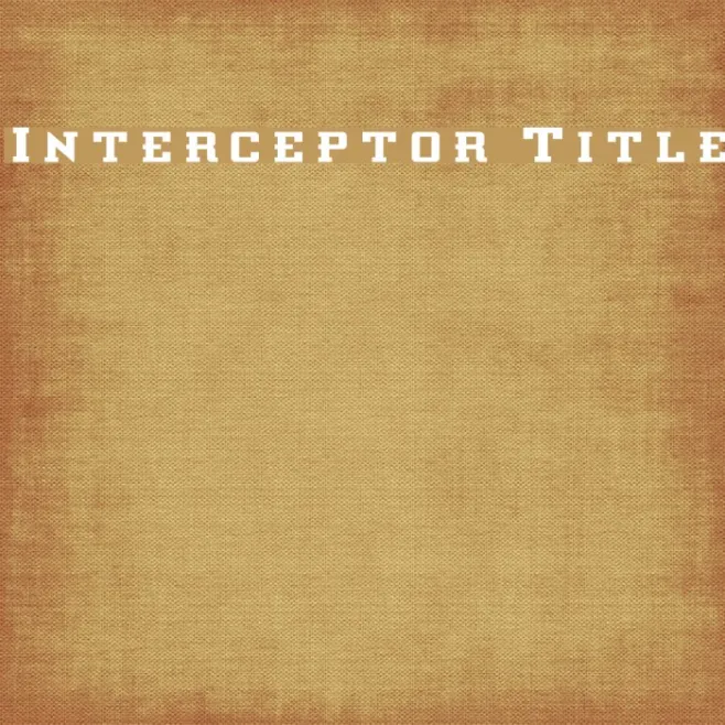Interceptor Title Example 3