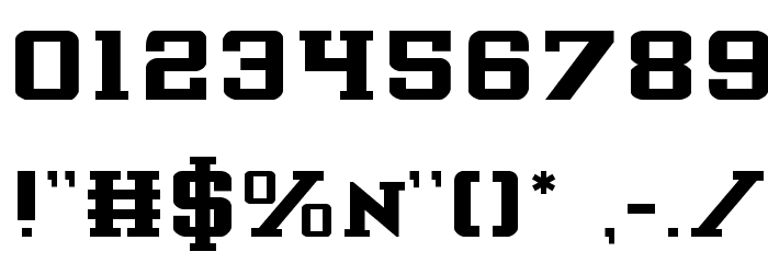 Interceptor Font OTHER CHARS