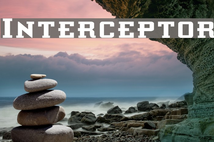 Interceptor Font examples