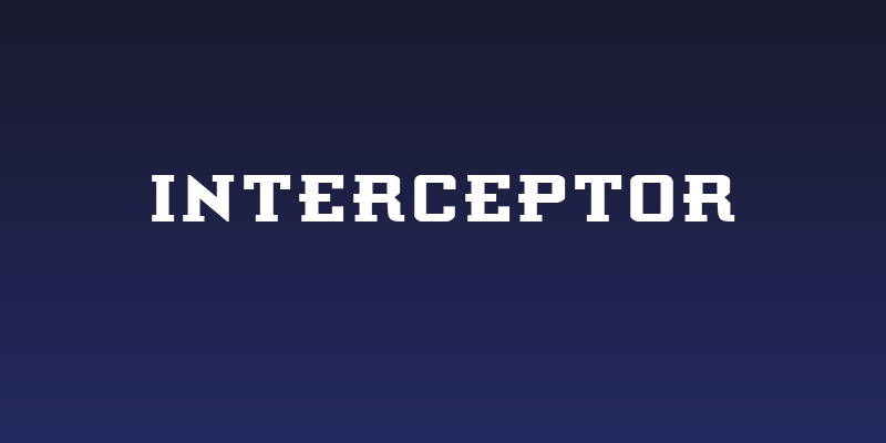 Interceptor Social Header