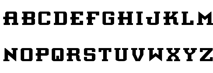 Interceptor Font LOWERCASE