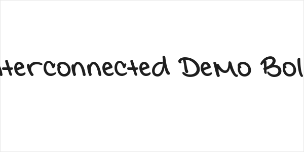 Interconnected Demo Bold Logo