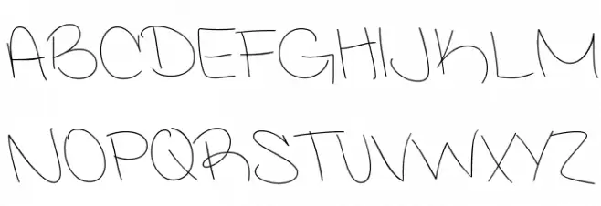 Interconnected Demo Light Schriftart Groß