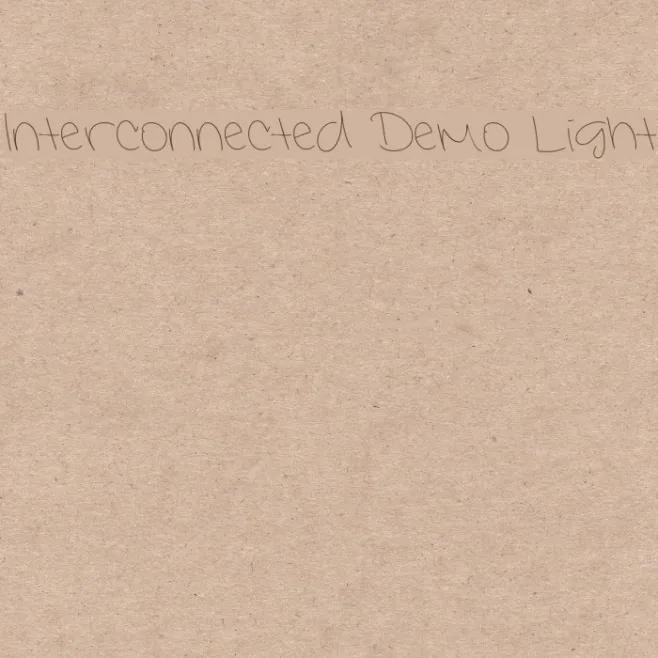 Interconnected Demo Light Example 3