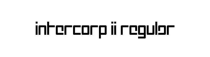 Intercorp II Regular Font