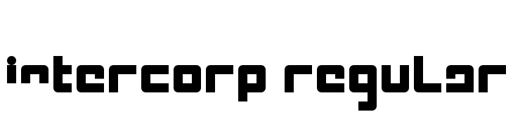 Intercorp Regular Font