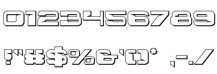 Interdiction 3D Regular Font OTHER CHARS