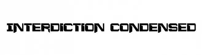 Interdiction Condensed  Fuentes Gratis Descargar