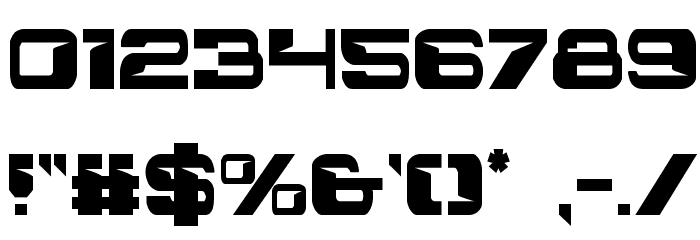 Interdiction Condensed Font OTHER CHARS