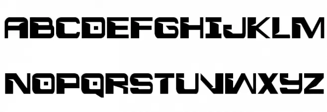 Interdiction Condensed Polices MAJUSCULES