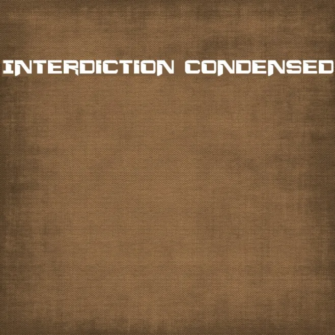 Interdiction Condensed Example 1