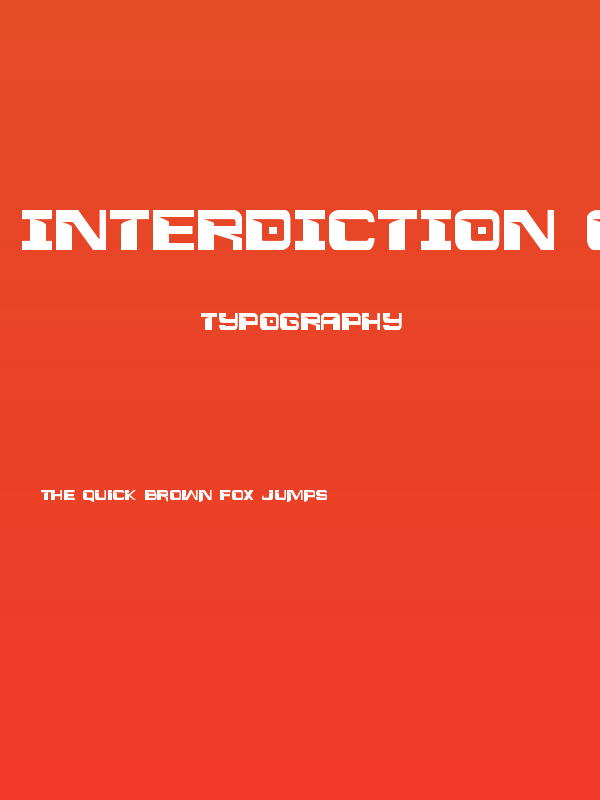 Interdiction Condensed Poster