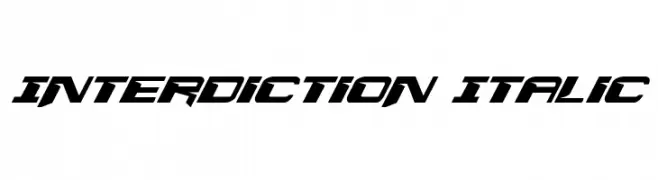Interdiction Italic  Fuentes Gratis Descargar