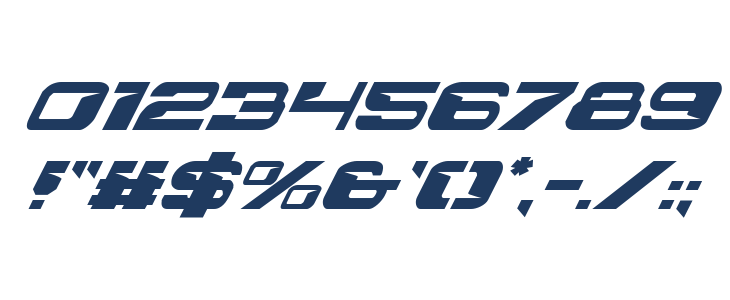 Interdiction Italic Other Characters