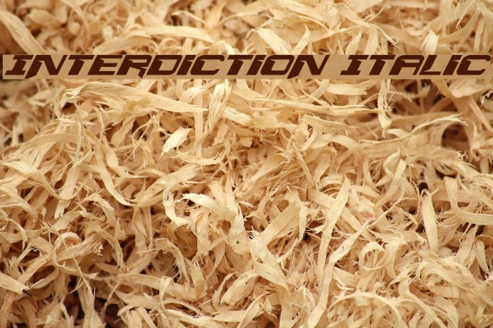 Interdiction Italic Example 1