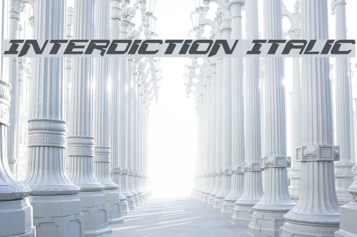 Interdiction Italic Example 2