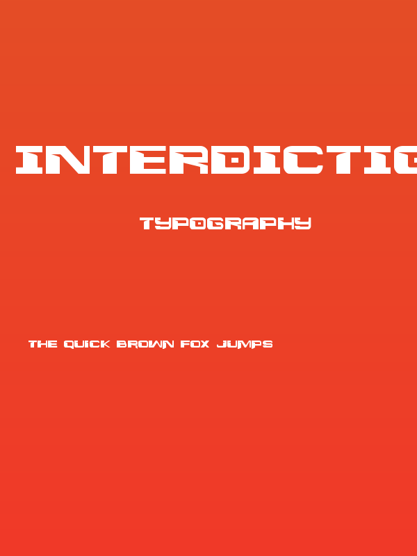 Interdiction Regular Poster