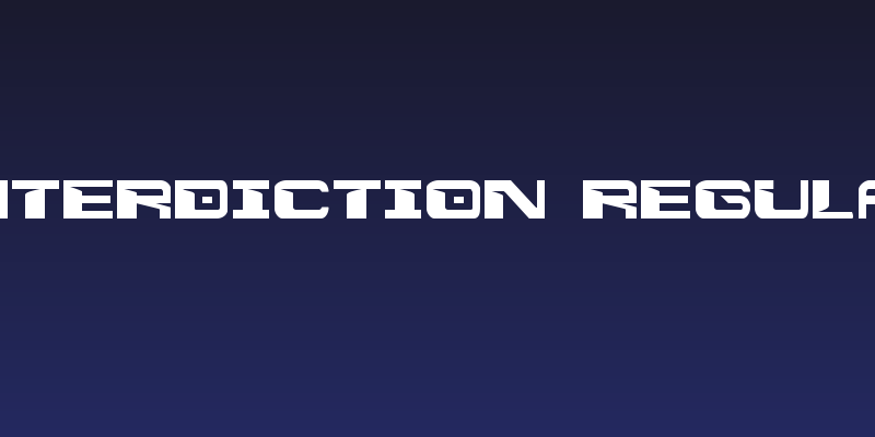 Interdiction Regular Social Header