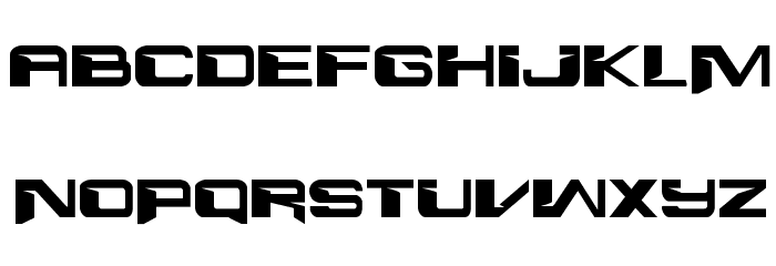 Interdiction Regular Font LOWERCASE