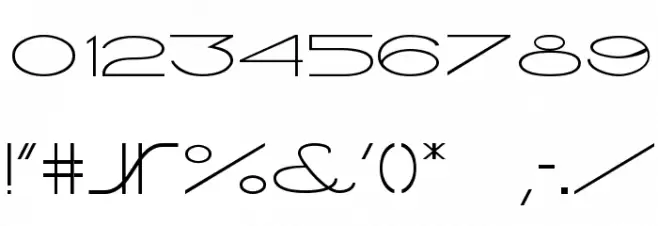 Interdimensional Font OTHER CHARS