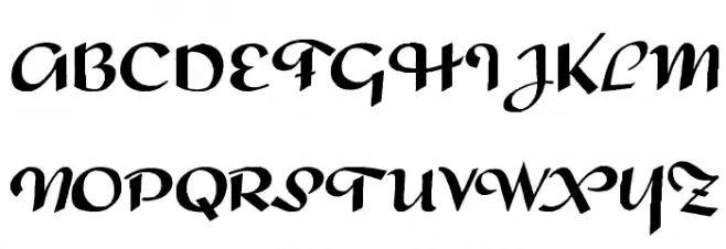 Interdite Script Fonte MAIÚSCULAS