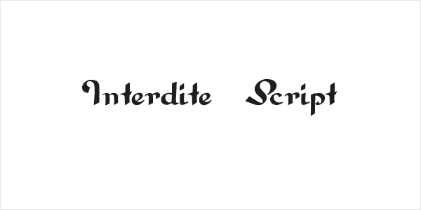 Interdite Script Logo