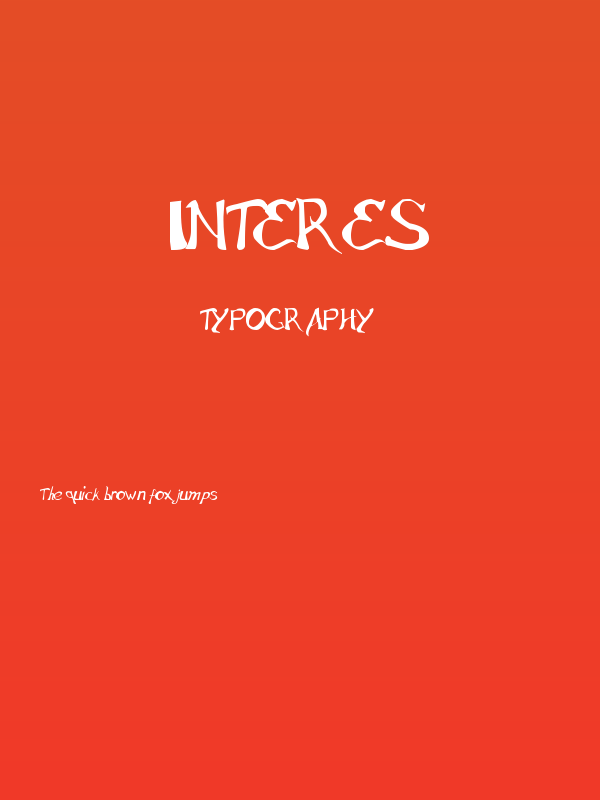 Interes Poster