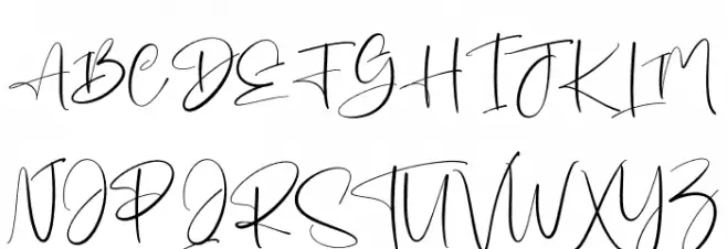 Interesting Font Litere mari