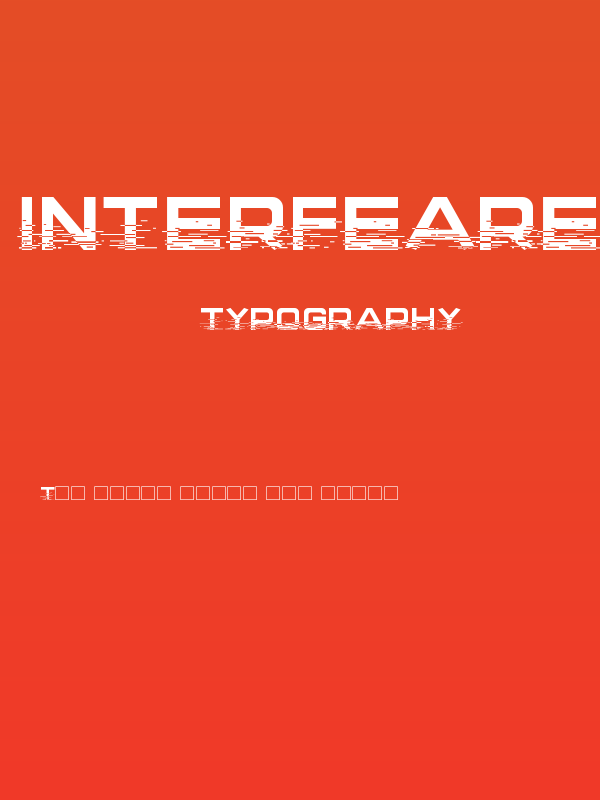 Interfearence Poster