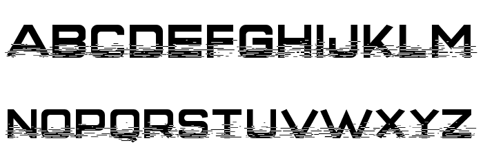 Interfearence Font LOWERCASE