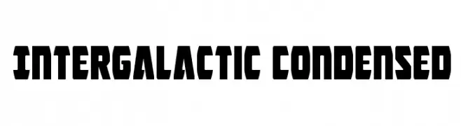 Intergalactic Condensed  Fuentes Gratis Descargar