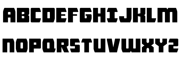 Expanded font